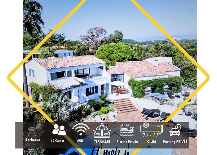 Villa Rose Pool Sea View Super Cannes *